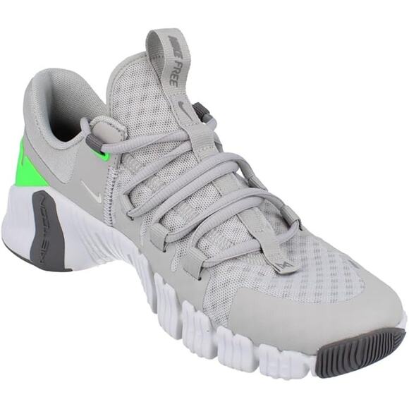 NWT Nike Free Metcon 5 Men's Shoes Light Iron Ore/Green Strike Size 11 - Picture 3 of 5